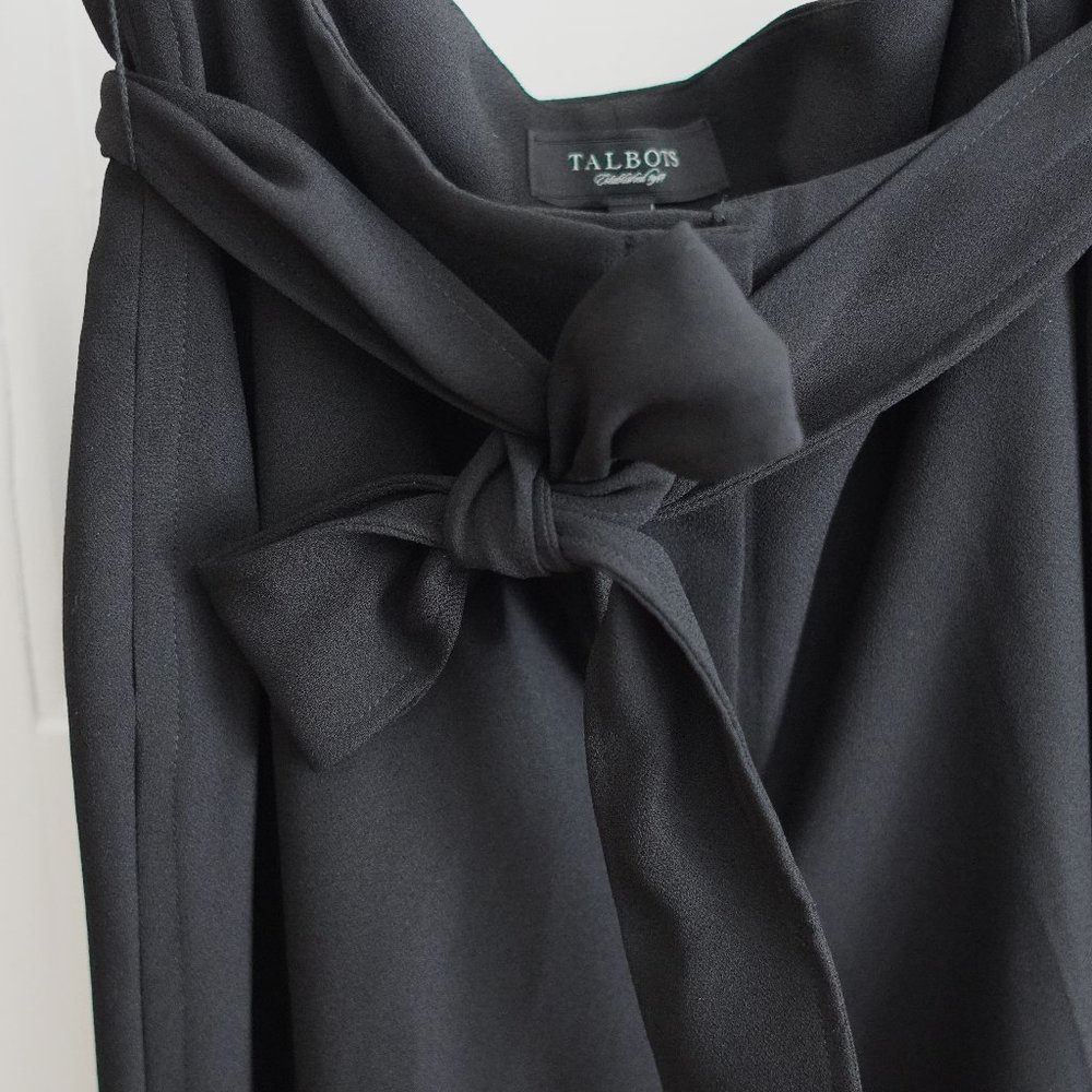 TALBOTS elegant wide leg pants